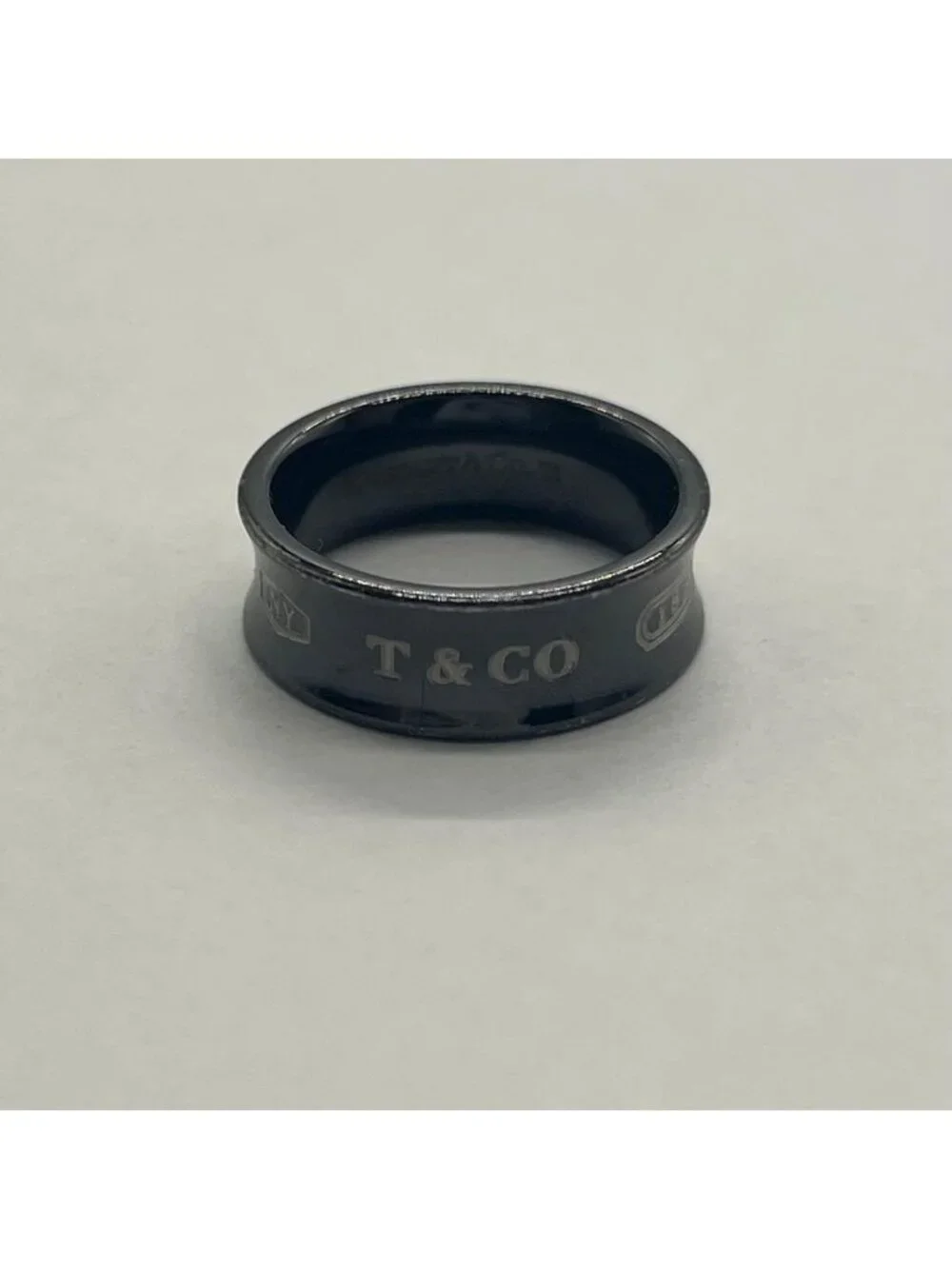 Tiffany & Co 1837 Ring TI Titanium